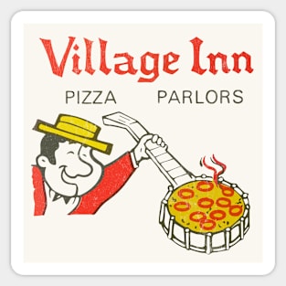 Vintage Village Inn Pizza Parlors Sticker